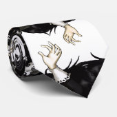 Klavier-Tanz Krawatte (Gerollt)