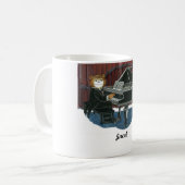 Klavier-Tasse Kaffeetasse (Vorderseite Links)