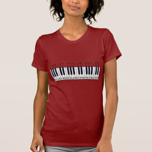 Klavier-Tastatur-Diagramm T-Shirt