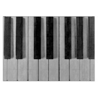Klavier-Tastatur-Gewohnheits-Schneidebrett