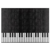 Klavier-Tastatur-Glasschneiden-Brett Schneidebrett (Vorderseite)