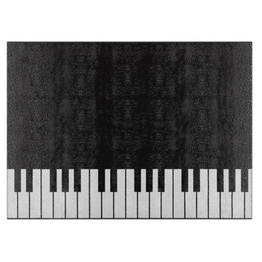 Klavier-Tastatur-Glasschneiden-Brett Schneidebrett (Vorderseite)