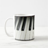 Klavier-Tastatur Kaffeetasse (Links)