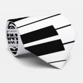 Klavier-Tastatur-Krawatte! :) Krawatte (Gerollt)