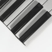 Klavier-Tastatur-kundenspezifische Fleece-Decke Fleecedecke (Ecke)