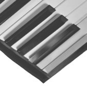 Klavier-Tastatur-kundenspezifischer Kurzer Tischläufer (Ecke)