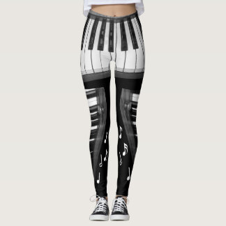 Klavier-Tastatur-Leggings Leggings