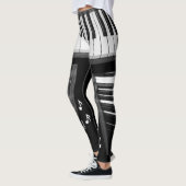 Klavier-Tastatur-Leggings Leggings (Links)