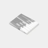 Klavier-Tastatur Post-it Klebezettel (angewinkelt)