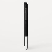 Klavier-Tastatur, Schwarzweiss-iPhone XR Hüllen (Hinten/Links)