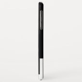 Klavier-Tastatur Schwarzweiss-iPhone XS maximale Case-Mate iPhone Hülle (Hinten/Links)