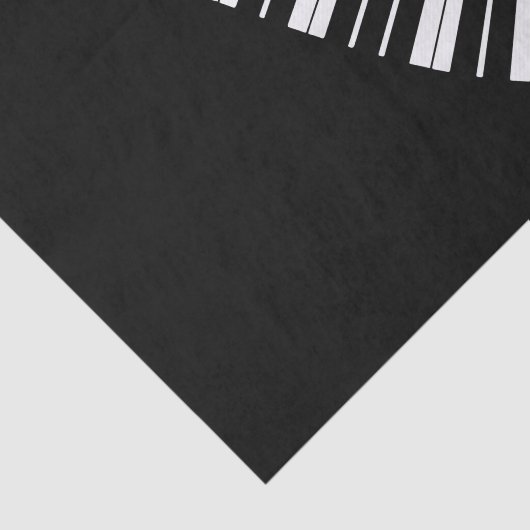 Klavier-Tastatur Seidenpapier (Ausschnitt)