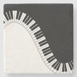 Klavier-Tastatur Steinuntersetzer