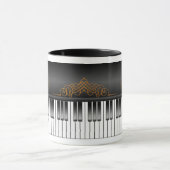 Klavier-Tastatur Tasse (Zentrum)
