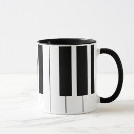 Klavier-Tastatur-Tasse Tasse