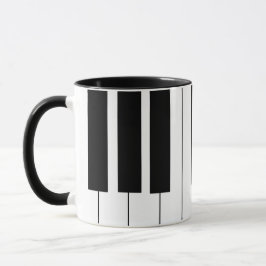 Klavier-Tastatur-Tasse Tasse