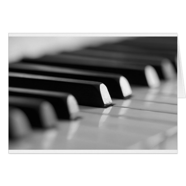 Klavier Tasten (Vorderseite (Horizontal))