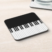 Klavier-Tasten Getränkeuntersetzer (Linke Seite)