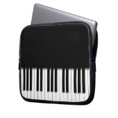 Klavier-Tasten Laptopschutzhülle (Vorderseite Links)