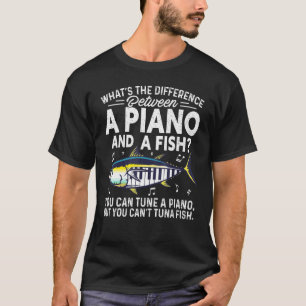 Klavier-Thunfisch-Musik-Sarkastischer-Witz T-Shirt
