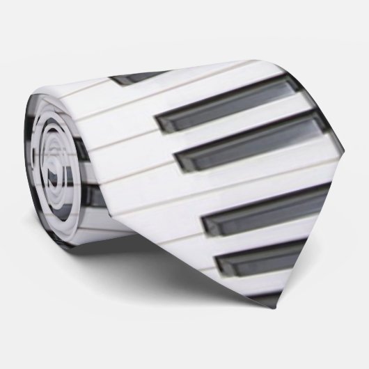 klavier Tie Krawatte (Gerollt)