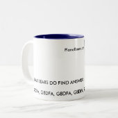 Klavier trägt Tasse für Klavier-Studenten (Vorderseite Links)