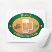 Klavier-trinkendes Team Mousepad (Mit Mouse)
