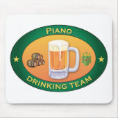 Klavier-trinkendes Team Mousepad (Vorne)
