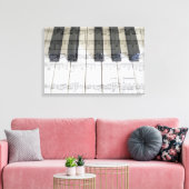 Klavier u. Mondschein-Sonate - 3. Bewegung Leinwanddruck (Insitu (Wohnzimmer))