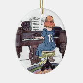 Klavier üben keramikornament (Rechts)