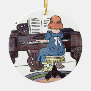 Klavier üben keramikornament