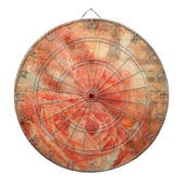 Klavier und Geige mit Musiknoten und Rose Dartscheibe (vorne)