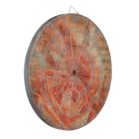 Klavier und Geige mit Musiknoten und Rose Dartscheibe (Vorderseite Links)