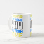 Klavier und Keyboards spielen Kaffeetasse (Vorderseite Links)