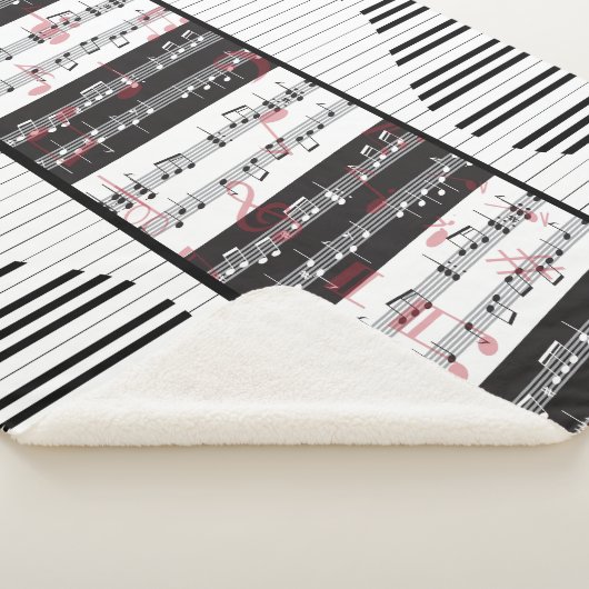 Klavier und Musik 2 Sherpadecke (3/4)