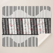Klavier und Musik 2 Sherpadecke (Vorderseite (Horizontal))