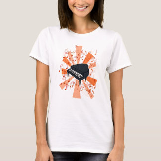 Klavier und Musik T-Shirt