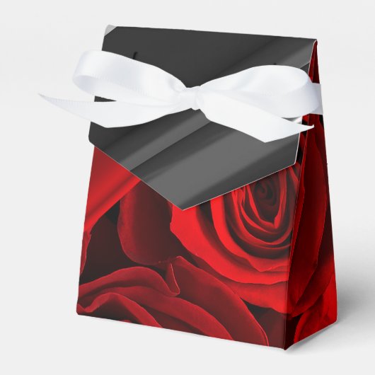 Klavier und Rose Geschenkschachtel (Vorderseite)