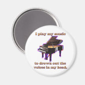 Klavier und Stimmen Magnet (Vorderseite/Rückseite)