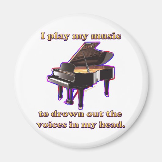 Klavier und Stimmen Magnet (Vorne)
