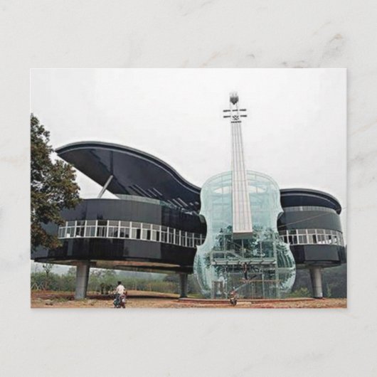 Klavier- und Violinhaus Postkarte (Vorderseite)