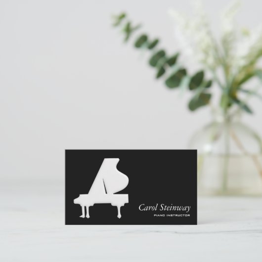 Klavier Visitenkarte (Stehend Vorderseite)