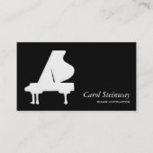Klavier Visitenkarte (Vorderseite)
