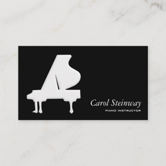 Klavier Visitenkarte (Vorderseite)