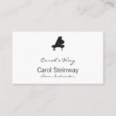 Klavier Visitenkarte (Vorderseite)