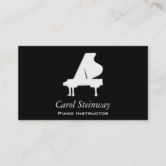 Klavier Visitenkarte (Vorderseite)