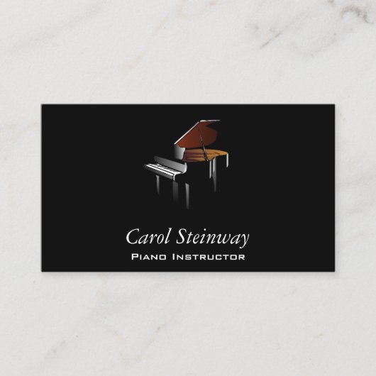 Klavier Visitenkarte (Vorderseite)