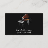 Klavier Visitenkarte (Vorderseite)