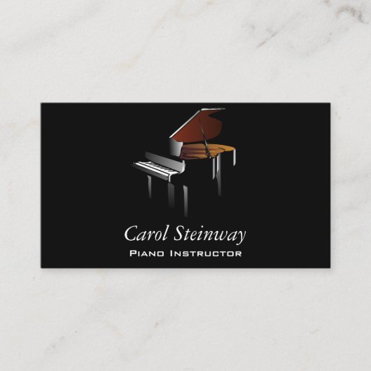 Klavier Visitenkarte (Vorderseite)