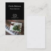 Klavier-Visitenkarte Visitenkarte (Vorne/Hinten)